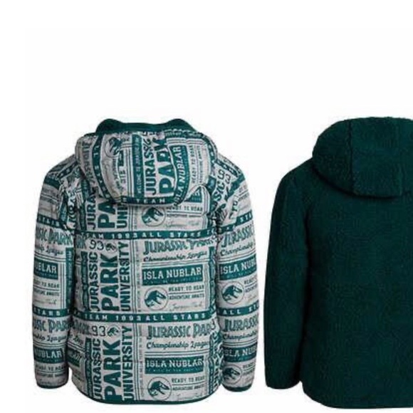 Jurassic Park Character Kids' Reversible Jacket - Picture 2 of 5